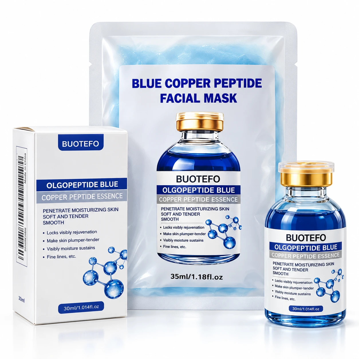 Set Cobre Azul